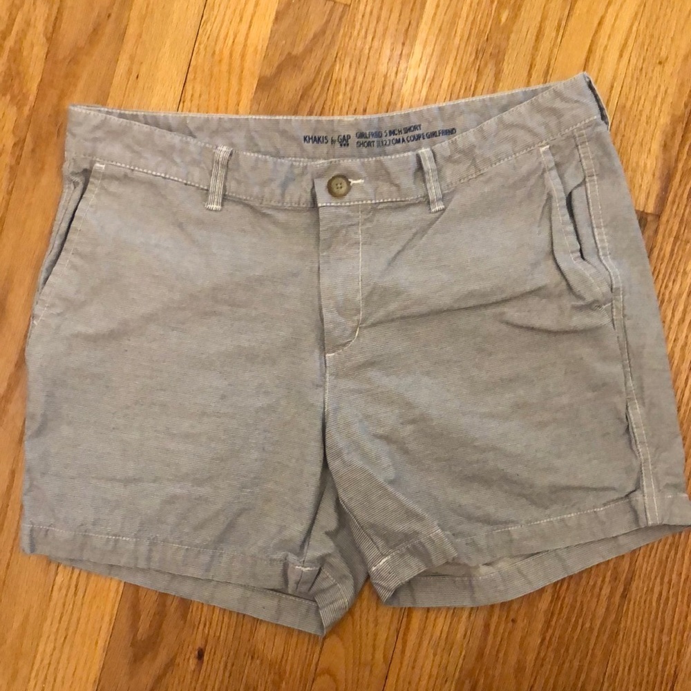 GAP | striped 5” girlfriend shorts